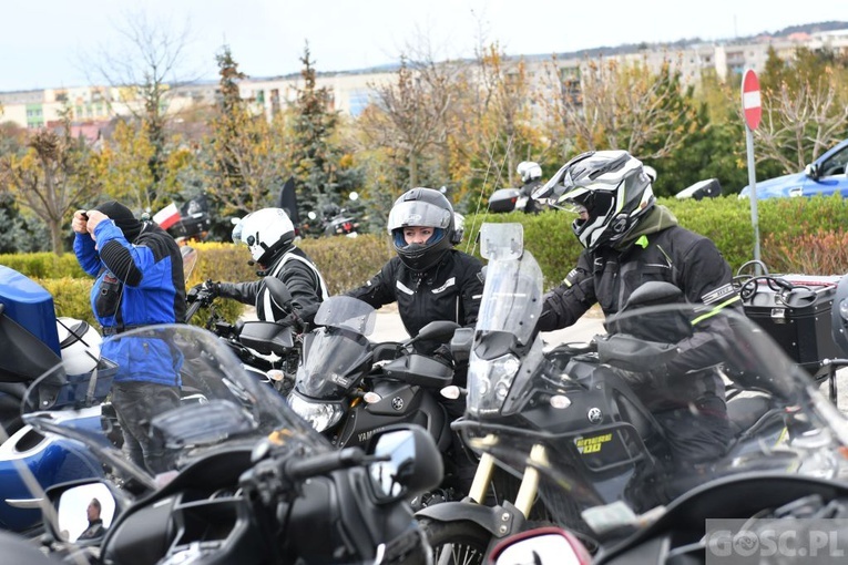 Modlitwa w intencji motocyklistów w Rokitnie