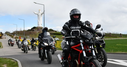 Modlitwa w intencji motocyklistów w Rokitnie