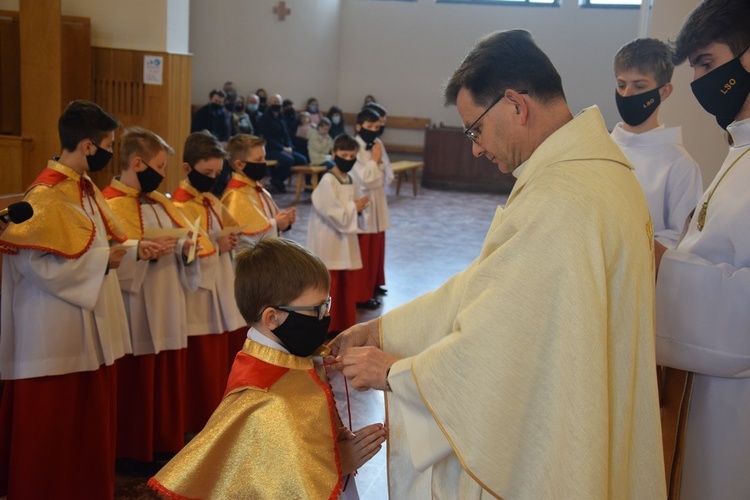 Nowi ministranci w Dobrej