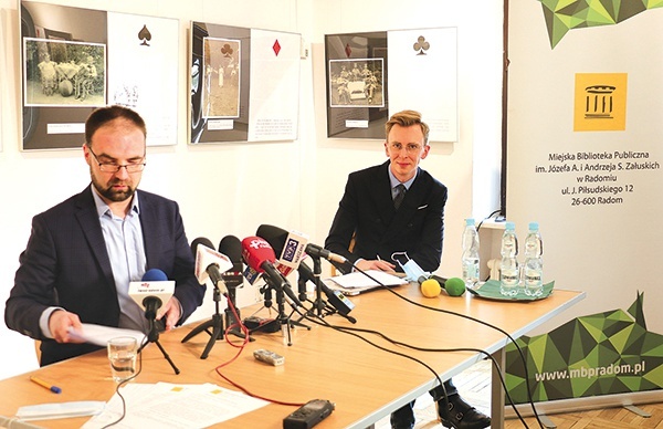 ▲	O nowych projektach mówili podczas konferencji prasowej Mateusz Tyczyński (z lewej) i Przemysław Czaja.