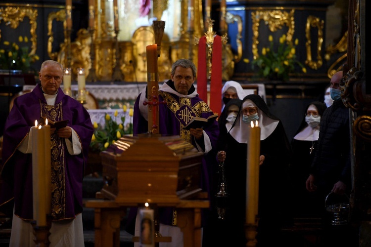 Pogrzeb s. Hilarii w Staniątkach