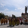 Zakończenie procesji jakubowej w 2020 roku przy figurze św. Floriana.