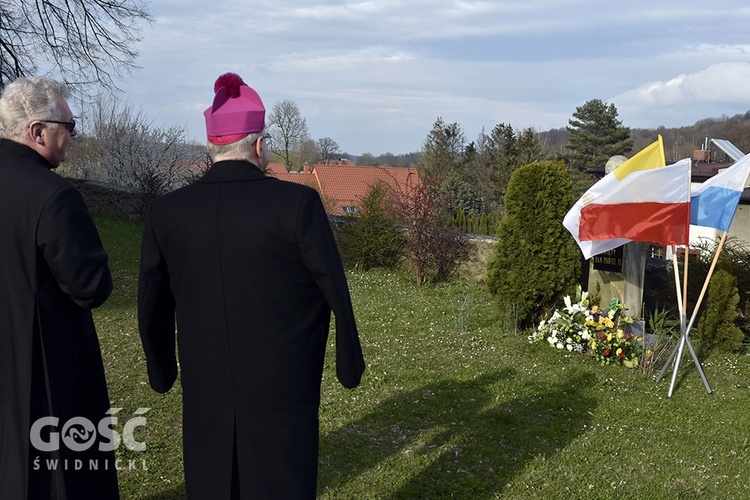 Uroczyste wprowadzenie relikwii św. Jana Pawła II do kościoła w Dziećmorowicach