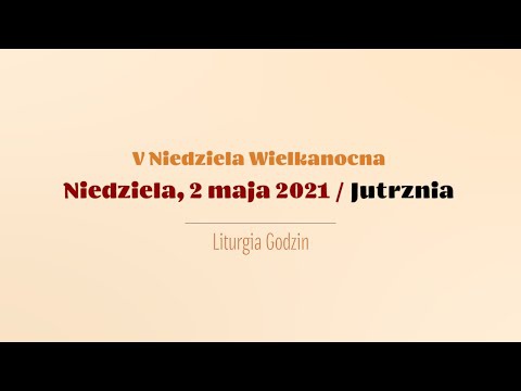 2 maja - jutrznia