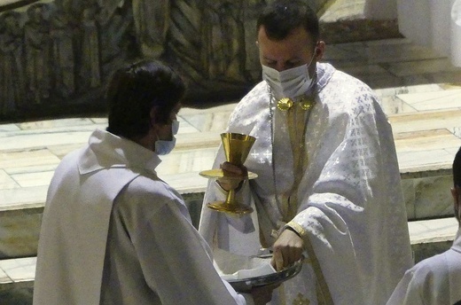 Greckokatolicka liturgia Wigilii Paschalnej w Bielsku-Białej-Leszczynach