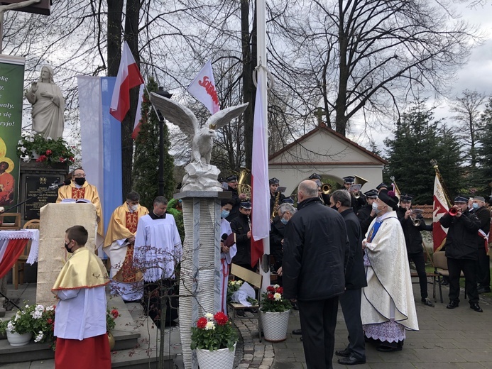 Uroczystość 40. rocznicy 3-majowej Mszy św. "Solidarności" w Andrychowie - 2021