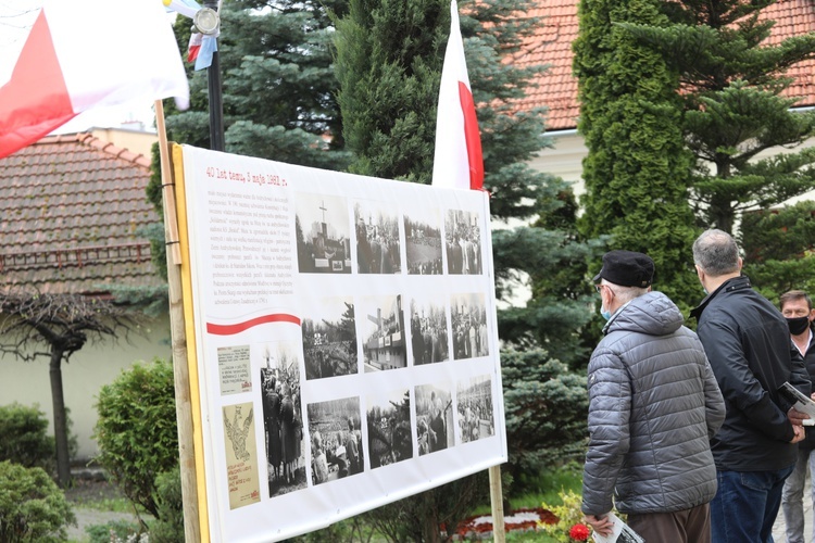 Uroczystość 40. rocznicy 3-majowej Mszy św. "Solidarności" w Andrychowie - 2021