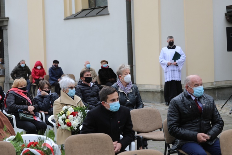 Uroczystość 40. rocznicy 3-majowej Mszy św. "Solidarności" w Andrychowie - 2021