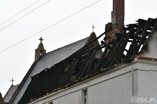 Pożar plebanii w Jakubowie już ugaszony