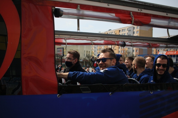 Powitanie ZAKSY, zwycięzców Ligi Mistrzów w Kędzierzynie-Koźlu