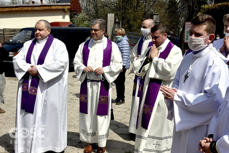 Pogrzeb Janusza Psiuka, wieloletniego zakrystianina świdnickiej katedry