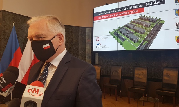 Śląskie. Jarosław Gowin: w regionie powstanie 1500 nowych mieszkań
