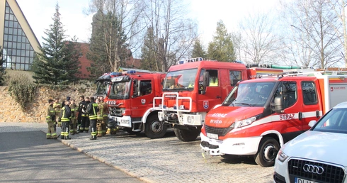 Jelenia Góra. Strażacy u św. Wojciecha 
