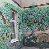 Rajski ogród na podwórku