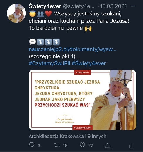 Bliskość z Janem Pawłem II