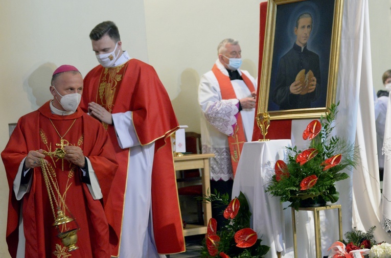 Msza św. z modlitwą o kanonizację męczennika. Przewodniczył jej bp Marek Solarczyk.