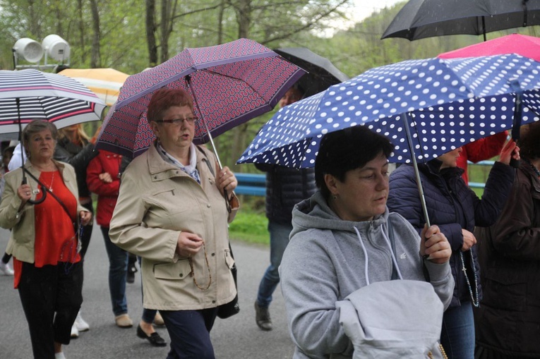 101. urodziny św. Jana Pawła II przy starej kuźni w Rzykach