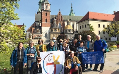 Pątnicy modlili się m.in. w katedrze na Wawelu.