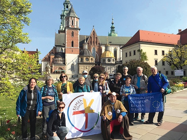 Pątnicy modlili się m.in. w katedrze na Wawelu.