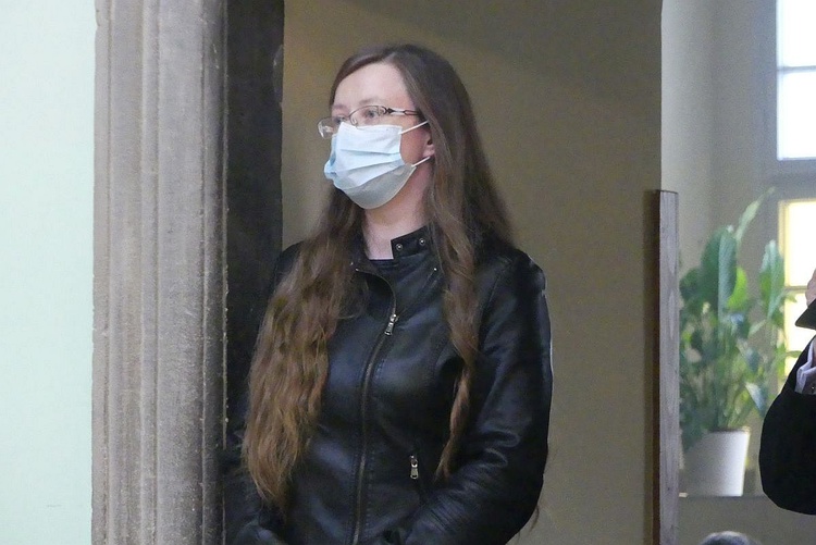 Podziękowanie za pracę służby zdrowia w czasie epidemii w Cieszynie