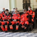 Podziękowanie za pracę służby zdrowia w czasie epidemii w Cieszynie