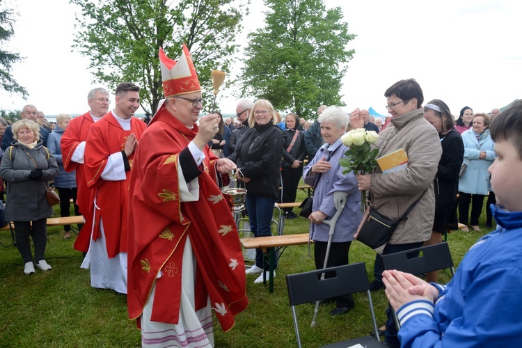 Głębinów. Eucharystia po ustanowieniu Sanktuarium św. Rity