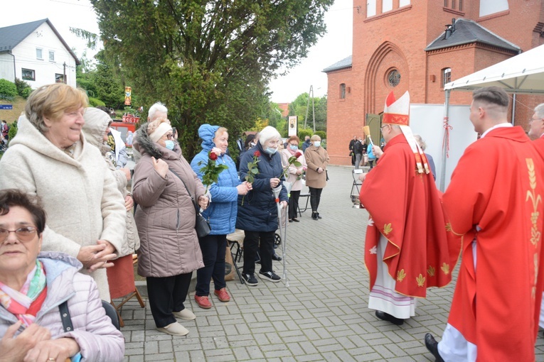 Głębinów. Eucharystia po ustanowieniu Sanktuarium św. Rity