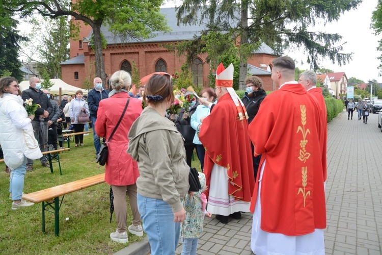 Głębinów. Eucharystia po ustanowieniu Sanktuarium św. Rity