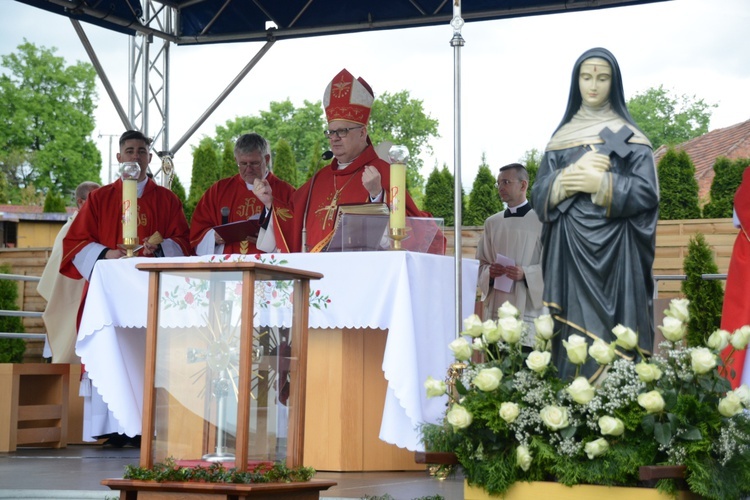 Głębinów. Eucharystia po ustanowieniu Sanktuarium św. Rity