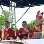 Głębinów. Eucharystia po ustanowieniu Sanktuarium św. Rity