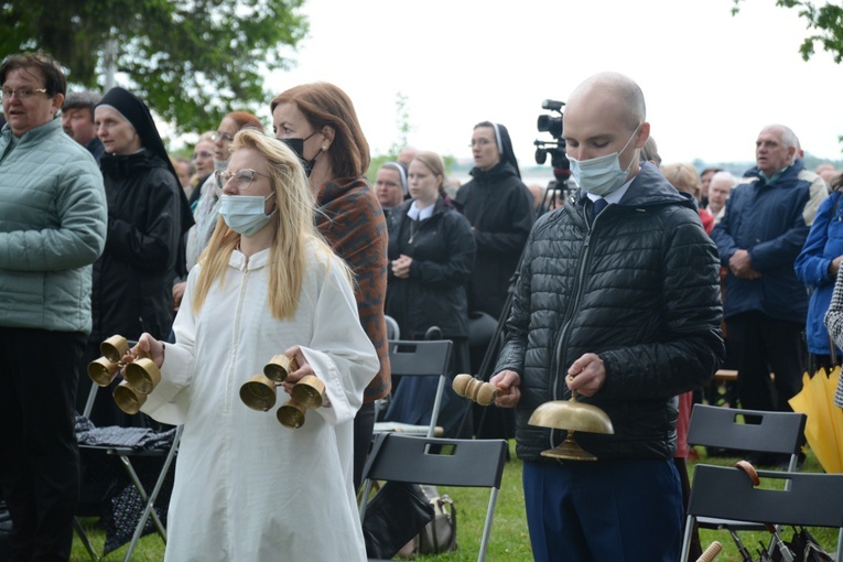 Głębinów. Eucharystia po ustanowieniu Sanktuarium św. Rity