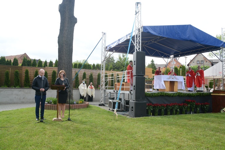 Głębinów. Eucharystia po ustanowieniu Sanktuarium św. Rity