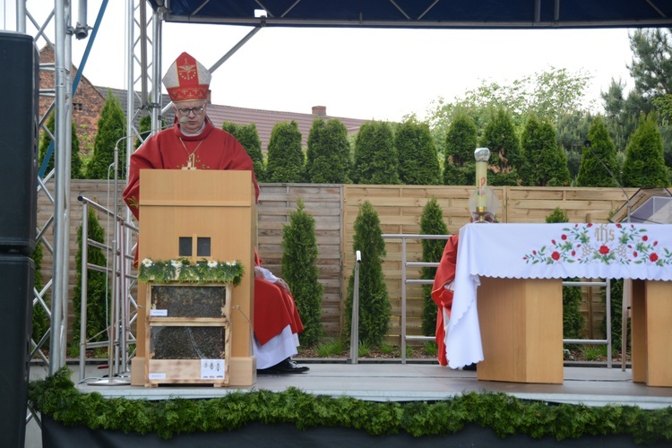 Głębinów. Eucharystia po ustanowieniu Sanktuarium św. Rity