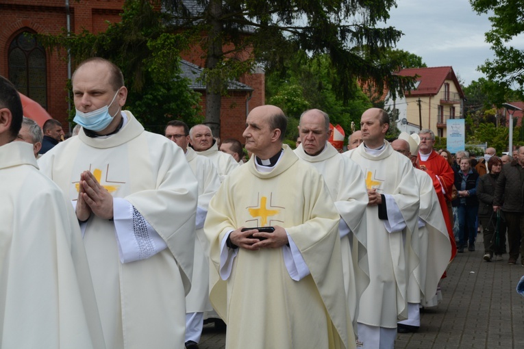 Głębinów. Eucharystia po ustanowieniu Sanktuarium św. Rity