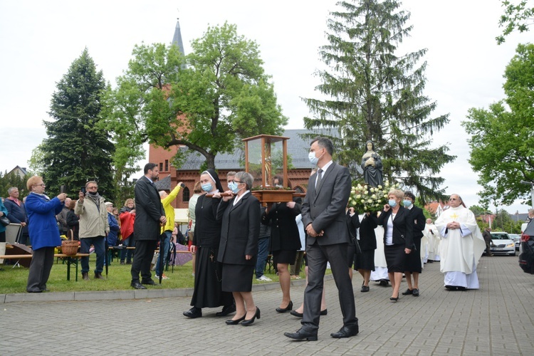 Głębinów. Eucharystia po ustanowieniu Sanktuarium św. Rity