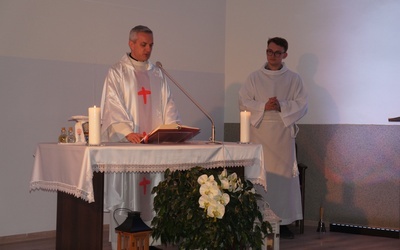 Eucharystię podczas spotkania sprawował ks. Piotr Karpiński.