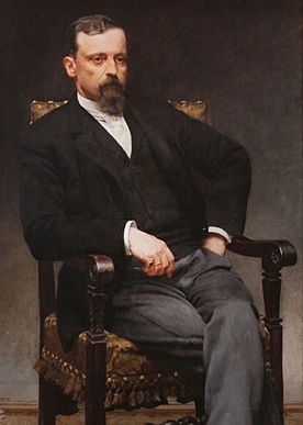 Henryk Sienkiewicz,  obraz Kazimierza Pochwalskiego.