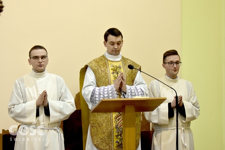 Msza prymicyjna w seminarium