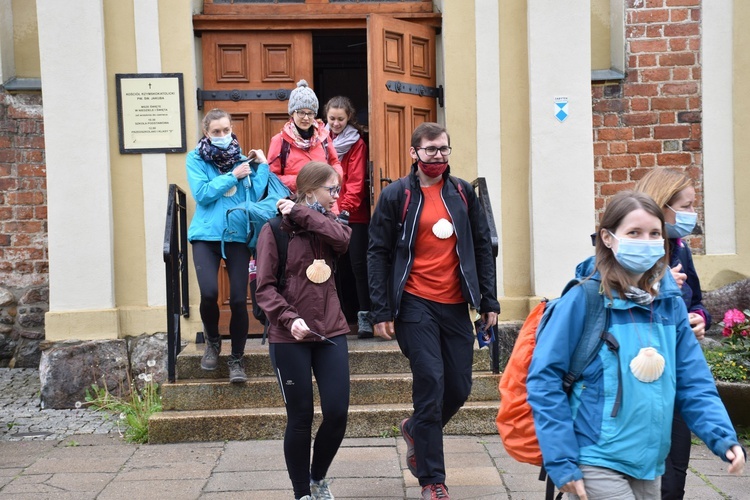 Studenci na pomorskim Camino