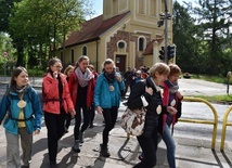 Celem wędrówki był żukowski kościół Wniebowzięcia NMP.