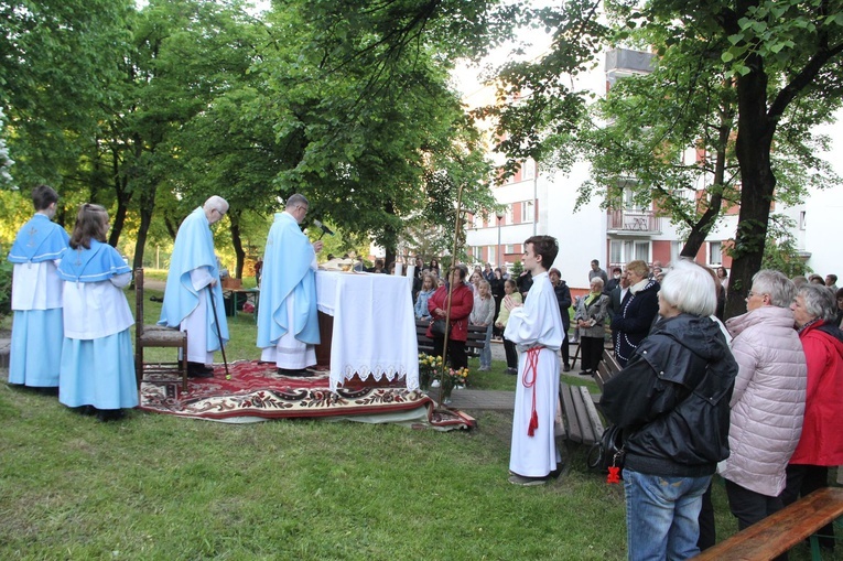 Brzesko. Święto przy kapliczce