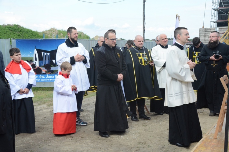 Kamień węgielny kościoła św. Jana Pawła II w Opolu