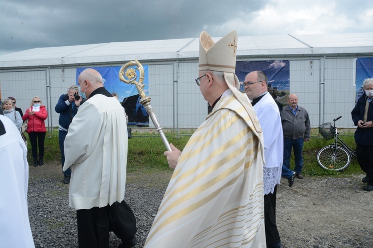 Kamień węgielny kościoła św. Jana Pawła II w Opolu