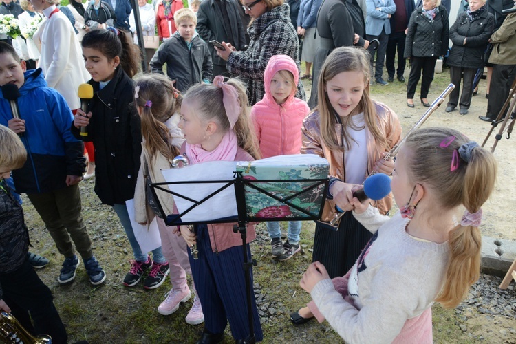 Kamień węgielny kościoła św. Jana Pawła II w Opolu