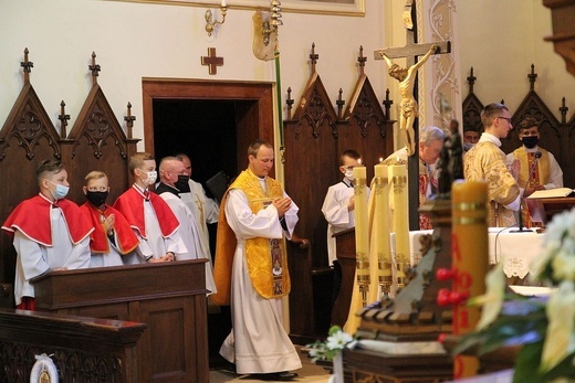 Prymicyjna Msza św. ks. Wojciecha Kamińskiego w Dankowicach