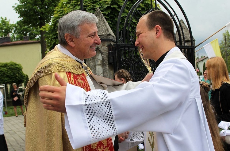 Prymicyjna Msza św. ks. Wojciecha Kamińskiego w Dankowicach