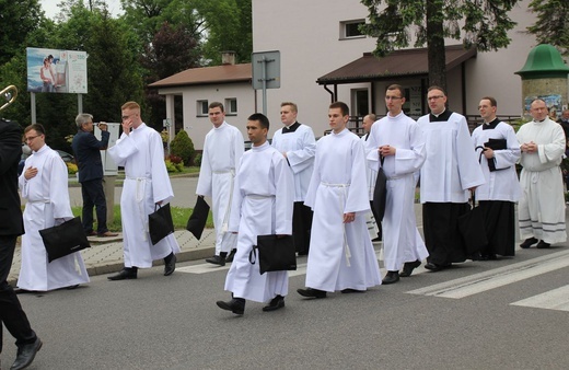 Prymicyjna Msza św. ks. Wojciecha Kamińskiego w Dankowicach