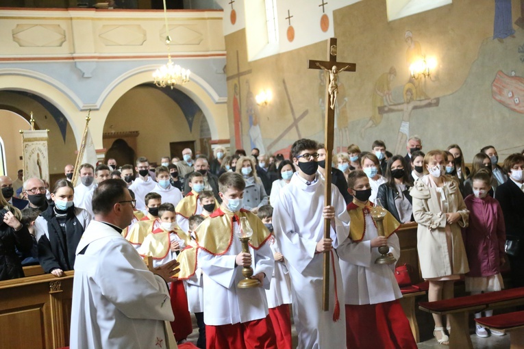 Sztandar AK w Zbylitowskiej Górze