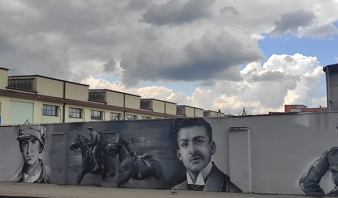 Siemianowice Śląskie. W mieście powstaje mural hołdujący powstańcom śląskim