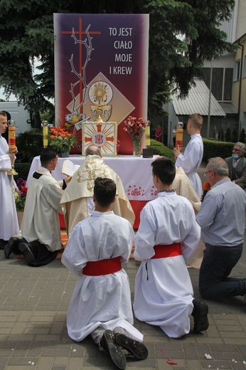 Tarnobrzeg. Procesja w parafii MBNP